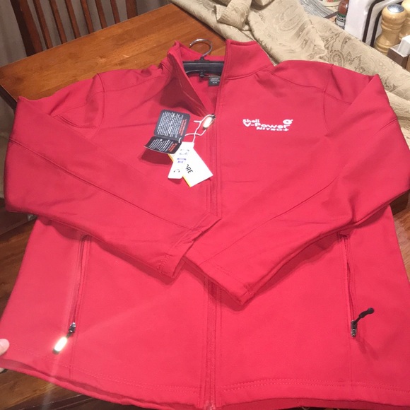 Core shell red jacket brand new size M, thermo - Picture 1 of 8